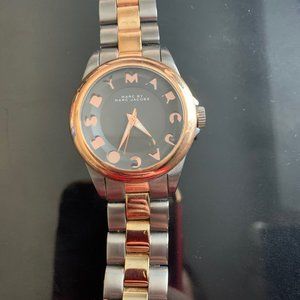 Marc by Marc Jacobs Two Tone Grey &Rose Gold Watch